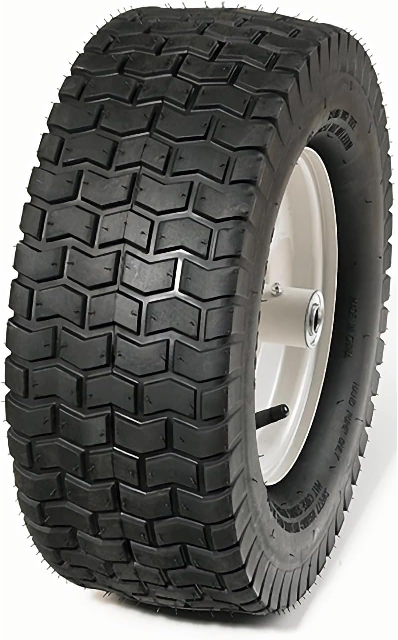 SCENIC ROAD Wheelbarrow Replacement Tire, 16" Wheel with Bearing and Grease Fitting, 4-Ply Turf Tire