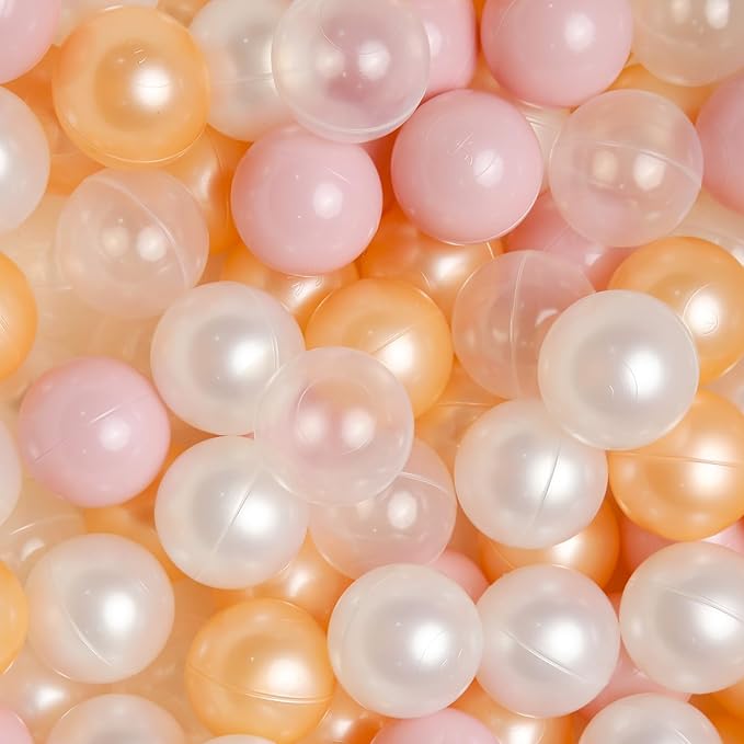 TRENDPLAY Plastic Balls for Ball Pits 2.2 Inch, Pack of 50 100 200 500 Hollow Balls, Perfect for
