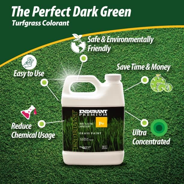 Endurant Turf Colorants - Premium Spray On Green Grass Paint for Lawns - Revives Dry, Patchy Yards