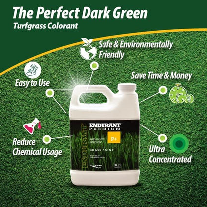 Endurant Turf Colorants - Premium Spray On Green Grass Paint for Lawns - Revives Dry, Patchy Yards