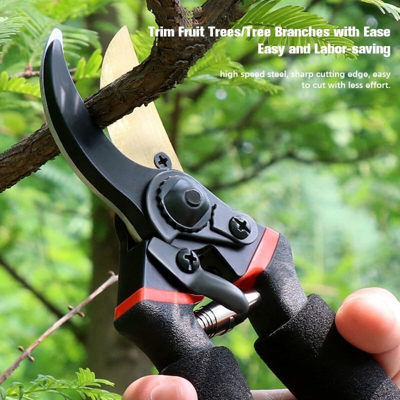 Astorn Premium Bypass Pruning Shears for Gardening - Heavy Duty, Ultra Sharp Garden Shears