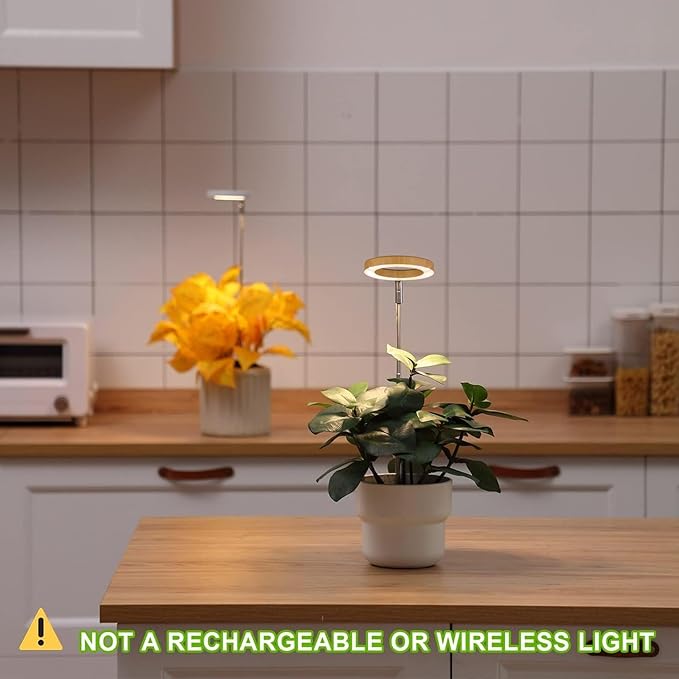 yadoker Plant Grow Light, LED Growing Light Full Spectrum for Indoor Plants,Height Adjustable