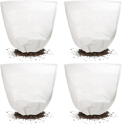 Svepndic 2 PCS Winter Plant Covers Freeze Protection,39X39 Reusable Plant Protector Bag with