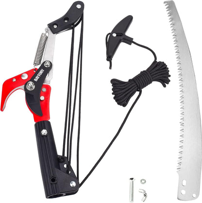 BAYTORY Extendable Tree Pruner Saw Head Without Pole, High-Altitude Branches Trimmer Pruning