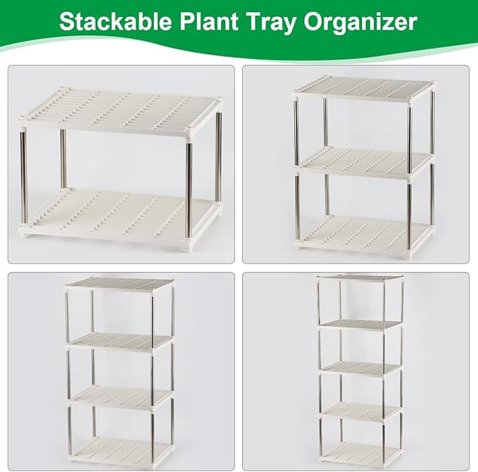 5 Layer Sprouting Tray Storage Shelf, Plant Shelf Nursery Pot Seeding Tray Container Shelves