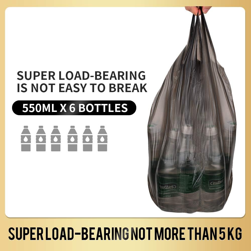 Handle Trash Bags 4 Gallon 100 Counts Small Garbage Bags for Office,Kitchen,Bedroom Waste Bin