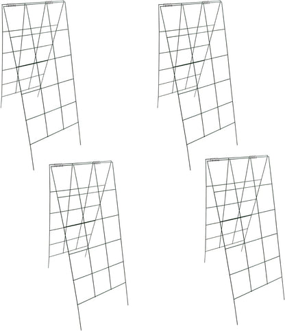 Garden Cucumber Trellis A-Frame Folding Plant Trellis 46 Inch by 18 Inch for Climbing Vegetables