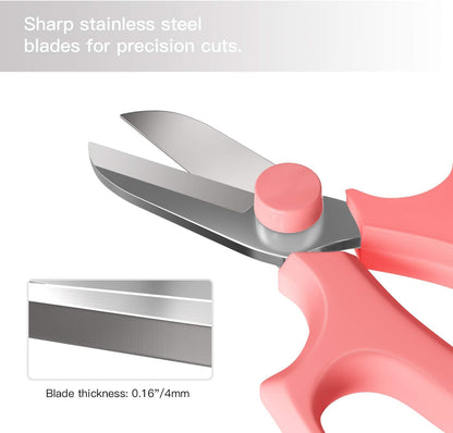 Housolution Flower Scissors, Strong Floral Shears, Premium Steel Garden Pruning Shears Floral