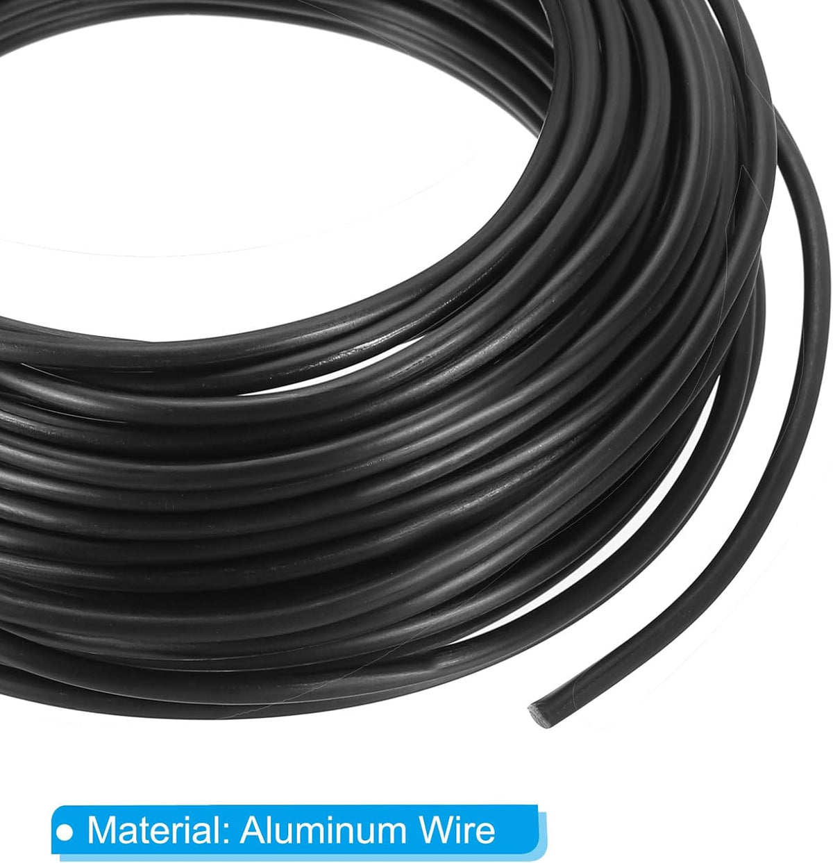 PATIKIL 3mm x 41ft Bonsai Training Wire,Floral Wire Stems Anodized Aluminum Tree Wire for Gardening