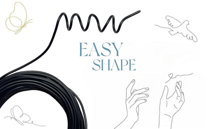 Bonsai Training Wire Black Floral Wire 10m/32.8feet Bonsai Training Wire Stems Anodized Aluminum