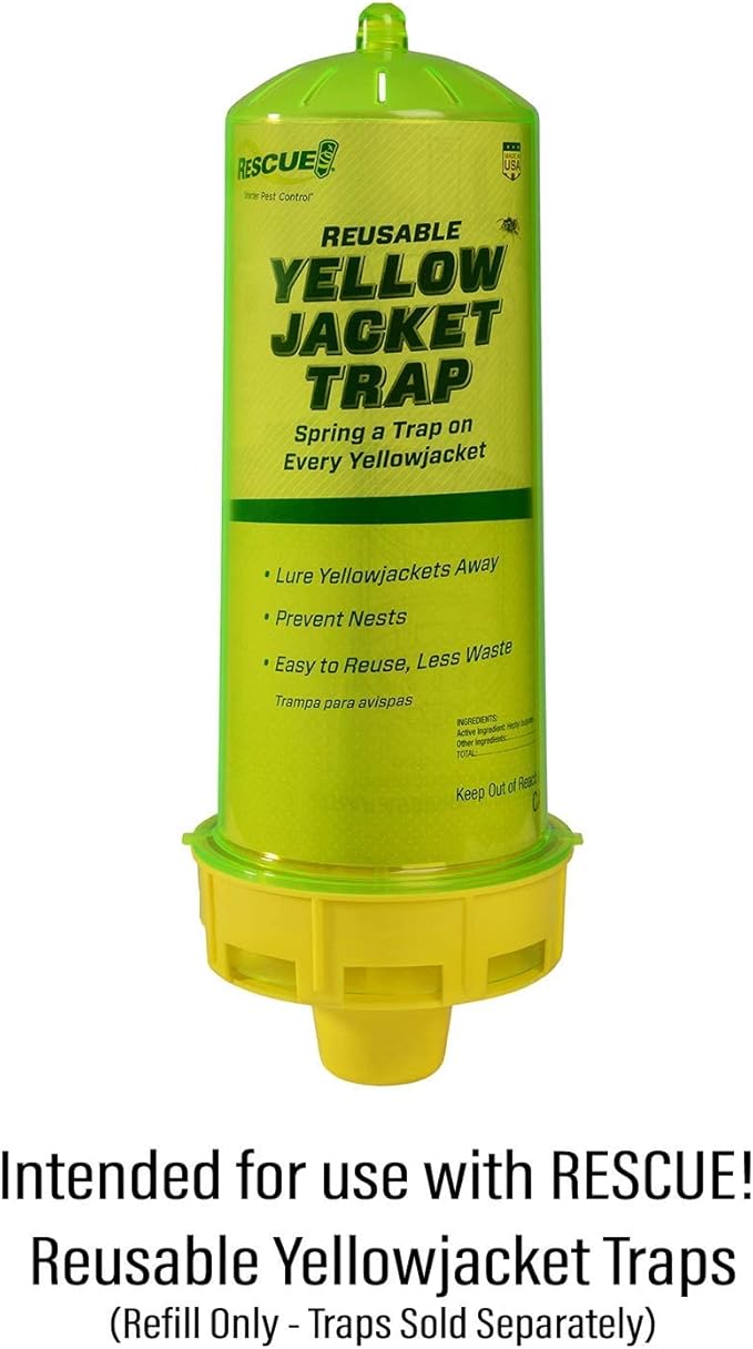 RESCUE! Yellowjacket Attractant – 4 Week Supply - 12 Pack