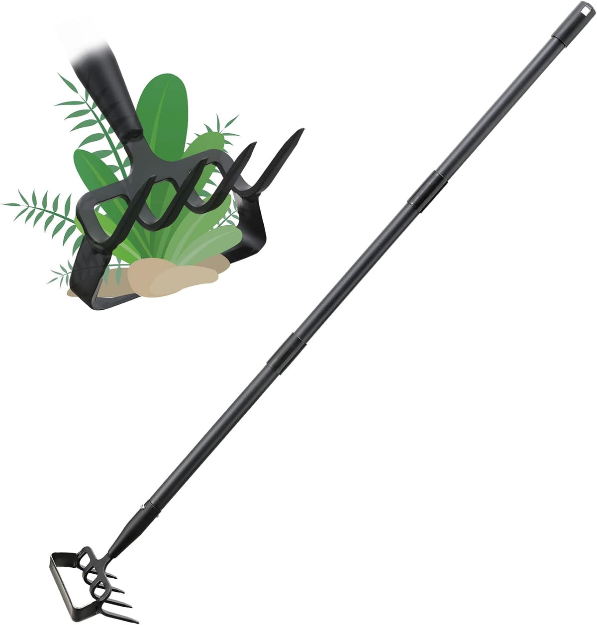 Oliynedy Stirrup Hoe Cultivator Garden Tool Heavy Duty,Scuffle Loop Hula Action Hoe Weeding