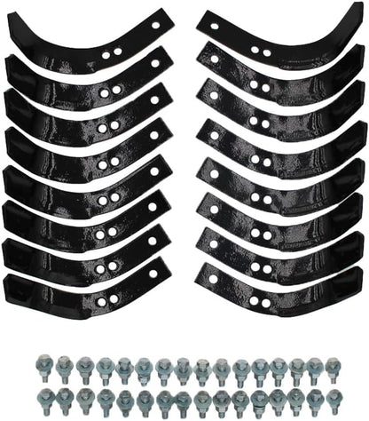 RAParts 108802 1245K 10802 New Tiller Tine Set Fits Troybilt Tiller Model 15008 Fits Ariens