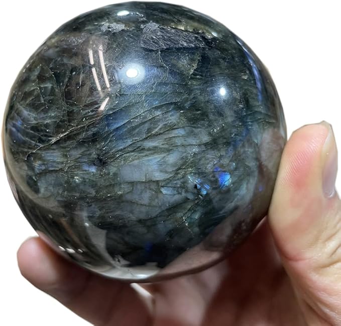 4-5CM/1.58-1.97inch Natural Crystal Ball Labradorite Sphere Moonstone Stone Crafts Polished