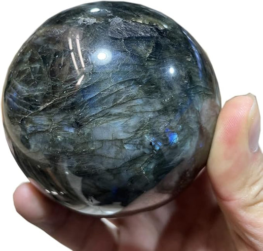4-5CM/1.58-1.97inch Natural Crystal Ball Labradorite Sphere Moonstone Stone Crafts Polished