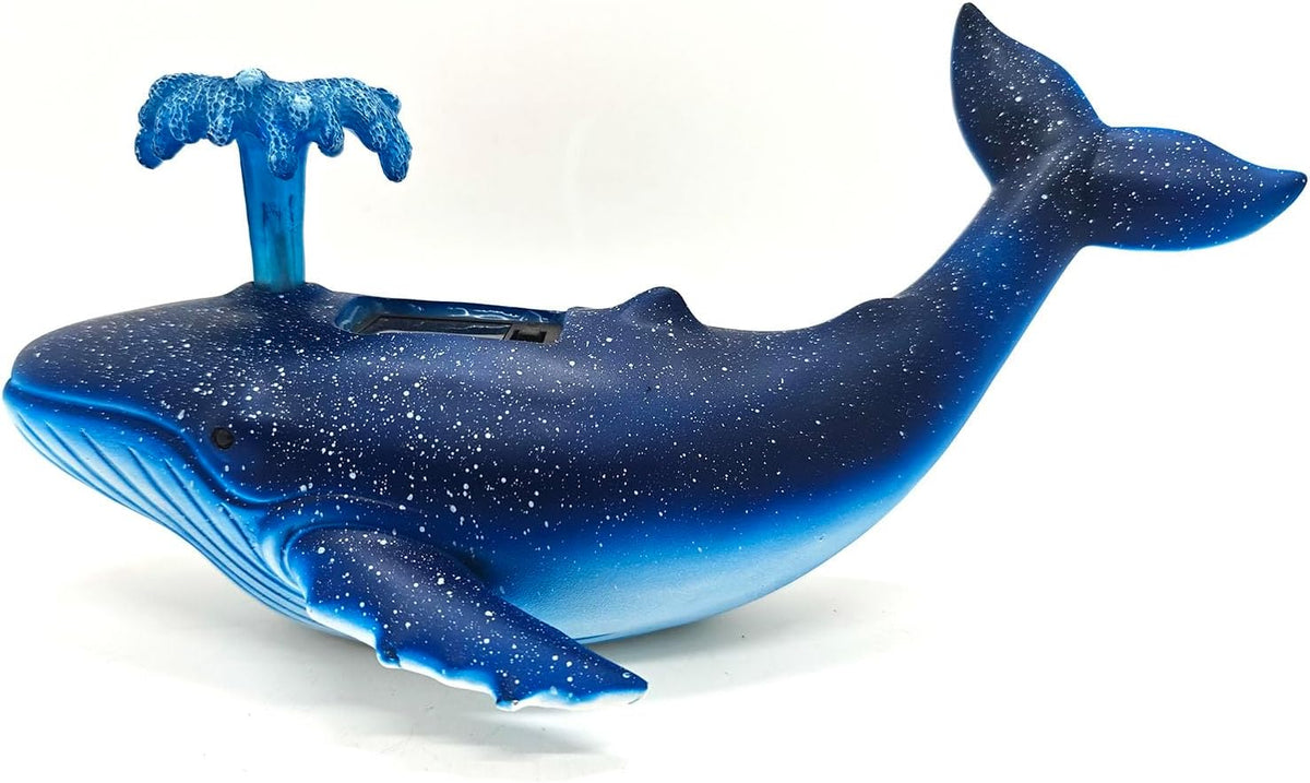 Humpback Whale Statue Miniature Figurines Landscape Garden Whale Art Figurines Home Living Room