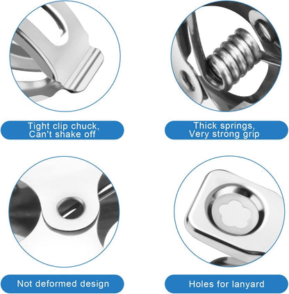 120 Pcs Greenhouse Clips, Garden Clips for Netting, Stainless Steel Greenhouse Clamps, Have a
