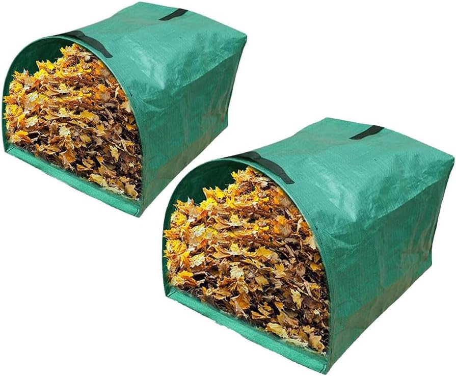 Gardenpal 2-pack Yard Waste Bags for Collecting Leaves, PE Gardening Bags, Lawn and Leaf Bags