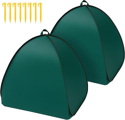 2 Pcs Pop Up Shrub Covers Frost Protection Tent, 30" x 28" x 28" Winter Plant Cover Freeze