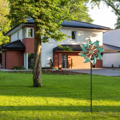 VEWOGARDEN Garden Decor Wind Spinners, Small Waterproof Metal Pinwheels Wind Spinner for Yard and