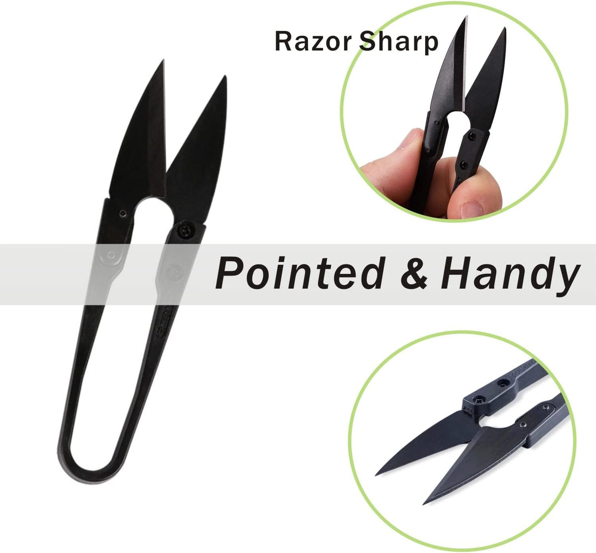 JINJIAN Bonsai Pruning Scissors 12PCS - Small Pruner Shears Bud Leaves Trimmer Garden Shears for