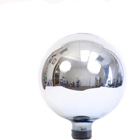 Echo Valley 8102 10-Inch Glass Gazing Globe, Silver