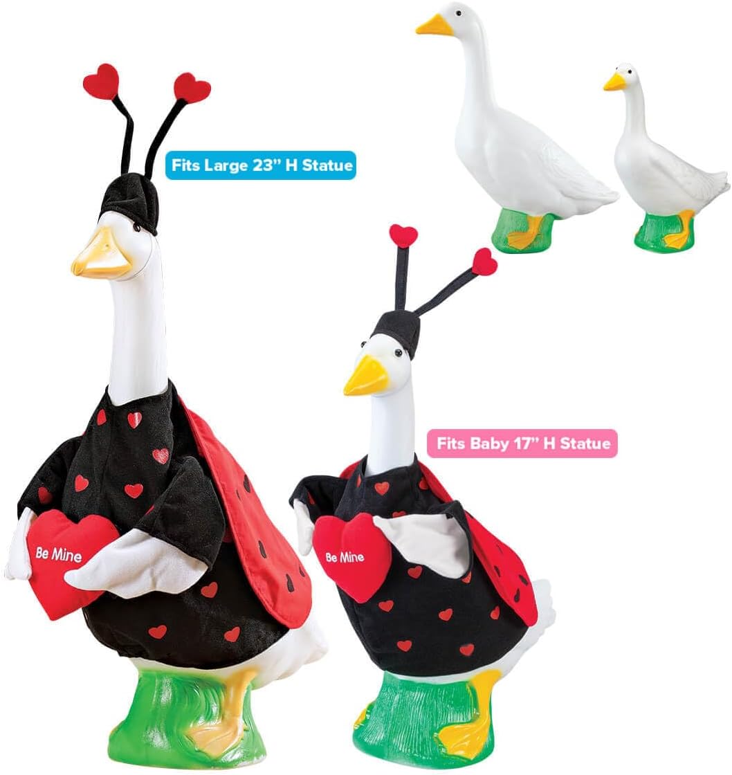 Fox Valley Traders Gaggleville™ Lovebug Duo Goose, Baby and Outfits Bundle