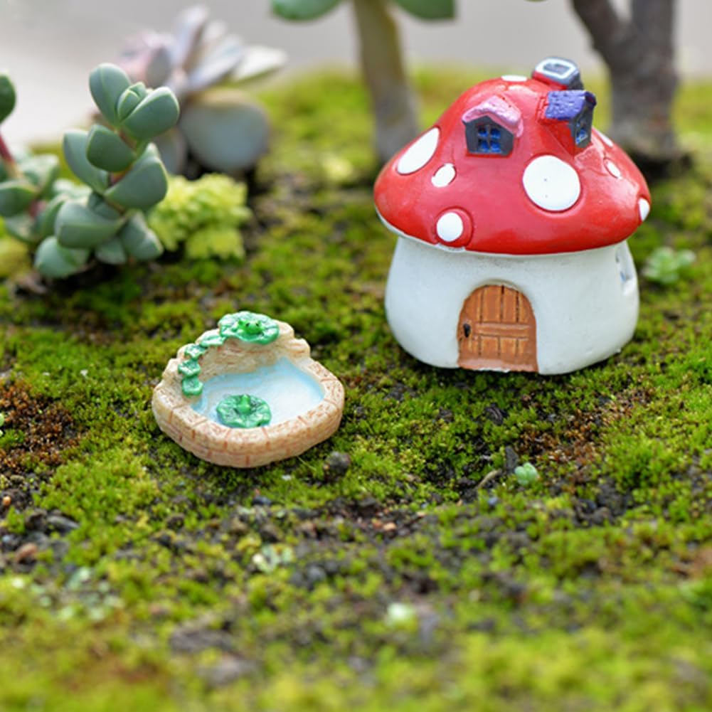 Fairy Garden Pond 15 Pack Mini Pond for Fairy Garden Accessories Outdoor Small Ponds Miniature