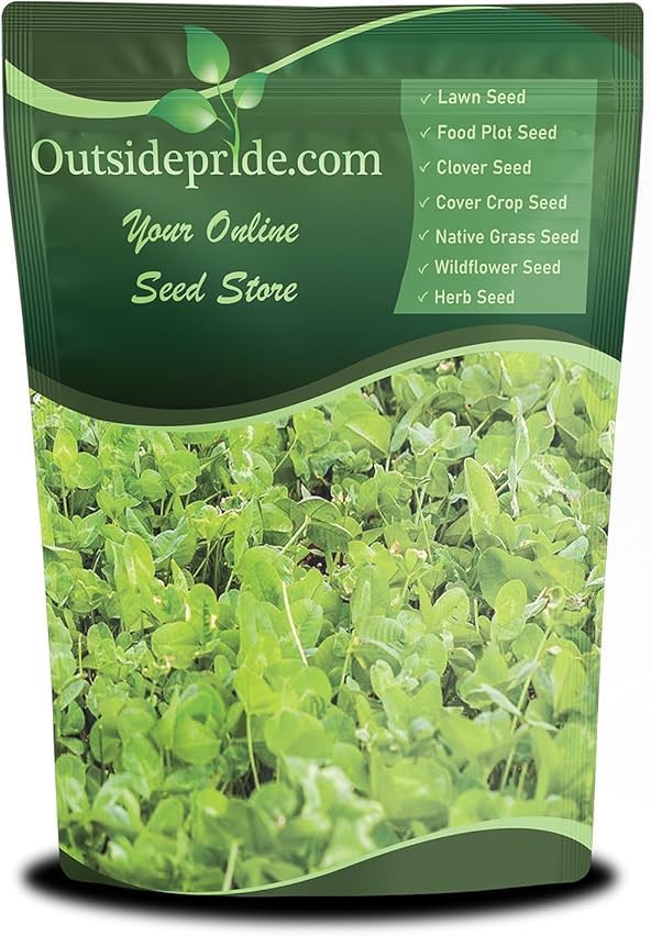 Outsidepride Perennial Clover King Seed Mix - 5 lbs Nitrocoated, Inoculated, Heat & Cold Tolerant