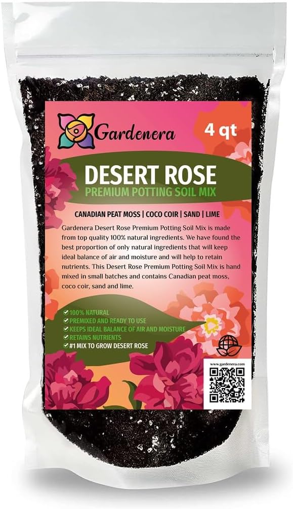Gardenera Desert Rose Planting Mix - Provide Your Adenium with an Ideal Growing Environment - 4