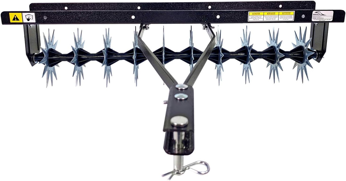 Brinly SA2-40BH-P2 40" Tow Behind Spike Aerator with Double Tow Bar
