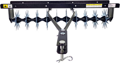 Brinly SA2-40BH-P2 40" Tow Behind Spike Aerator with Double Tow Bar