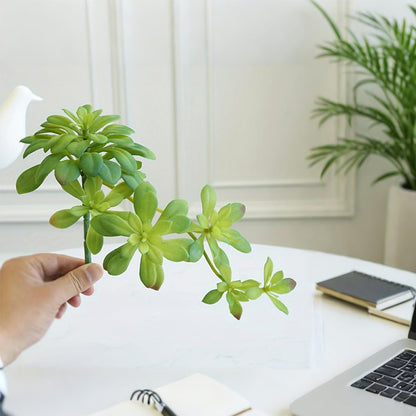 2pcs Artificial Succulent Plants, Realistic Large Fake Succulents, Artificial Hanging Ornaments for