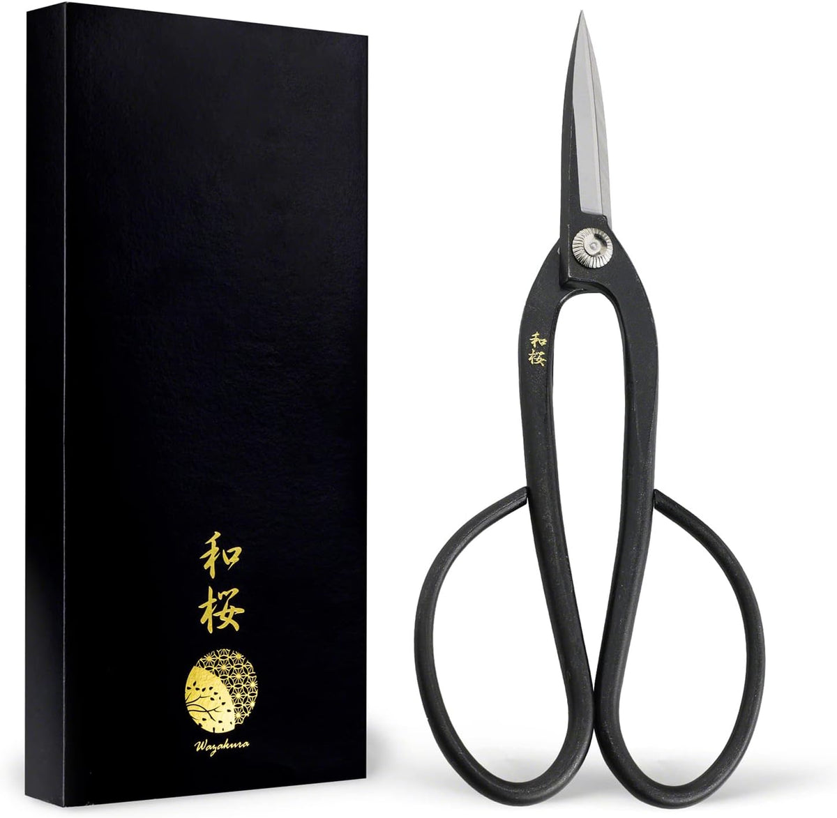 Wazakura Yasugi Steel Made in Japan Ashinaga Bonsai Scissors 8.2 in (210 mm), Bonsai Tree Pruning