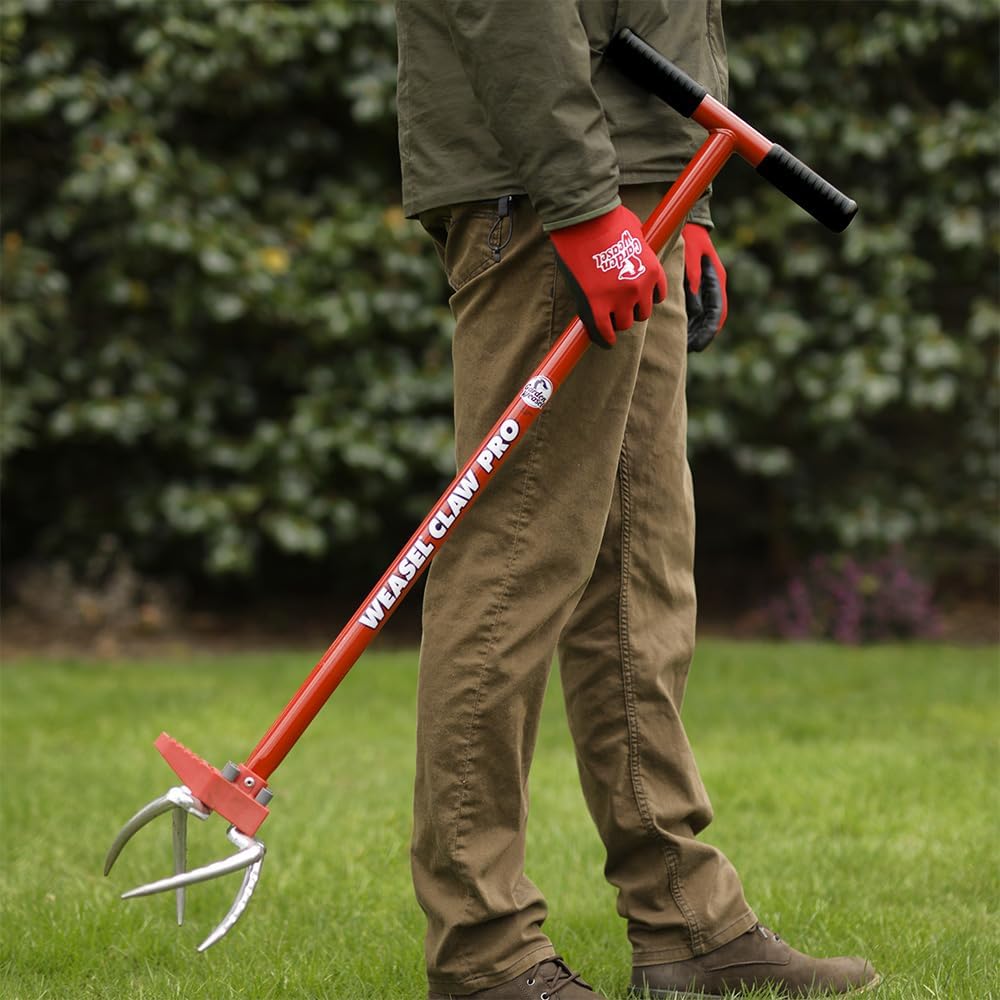 Garden Weasel Claw Pro – Black Grip | 3-in-1 Twist Tiller, Cultivator, Weed Puller & Soil Loosener