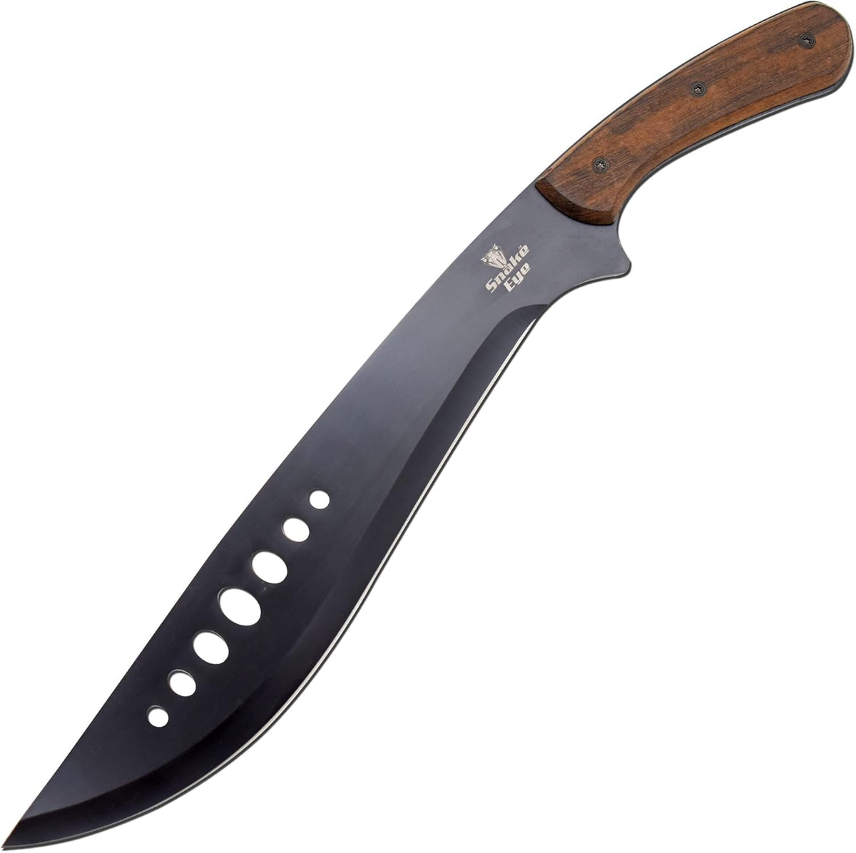 Snake Eye Machete with Heavy Duty Construction-Ergonomic Non-Slip Handle and Belt Sheath for
