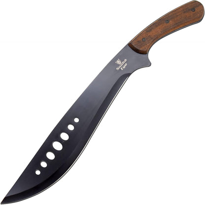 Snake Eye Machete with Heavy Duty Construction-Ergonomic Non-Slip Handle and Belt Sheath for