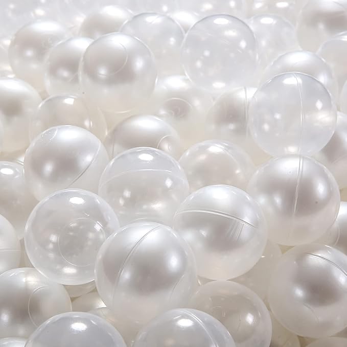 Ball Pit Balls for Kids, Plastic Refill 2.2 Inch Balls, 100 Pack, Bright Colors, Phthalate and BPA