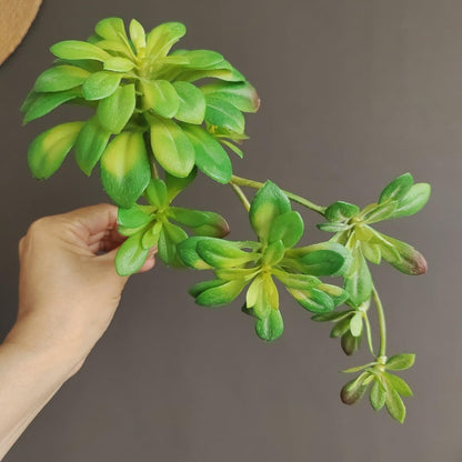 2pcs Artificial Succulent Plants, Realistic Large Fake Succulents, Artificial Hanging Ornaments for