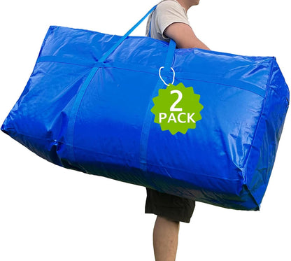 66 Gallon Extra Large Storage Bags, Huge Moving Bags Heavy Duty with Zipper and Stronger Handles
