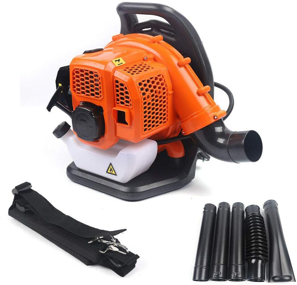 2-Strokes Gas Leaf Blower Backpack Gas-Powered Backpack Blower 42.7CC Engine Backpack Blower