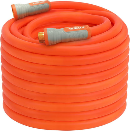 YAMATIC Heavy Duty Garden Hose 5/8 in x 100 ft with Swivel Fitting, Super Flexible Water Hose