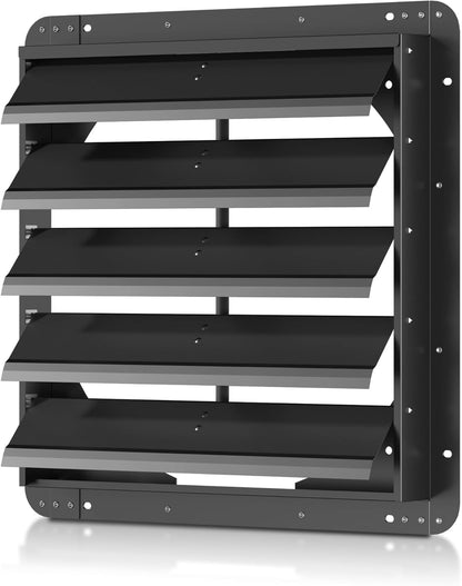 20 Inch Galvanized Sheet Spraying Automatic Exhaust Shutter Louver Vent (No Fan Blades and Motor)