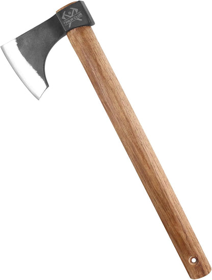 Throwing Axe, 18.9" Throwing Axes and Tomahawks with 1065 High Carbon Steel & Hickory Wooden