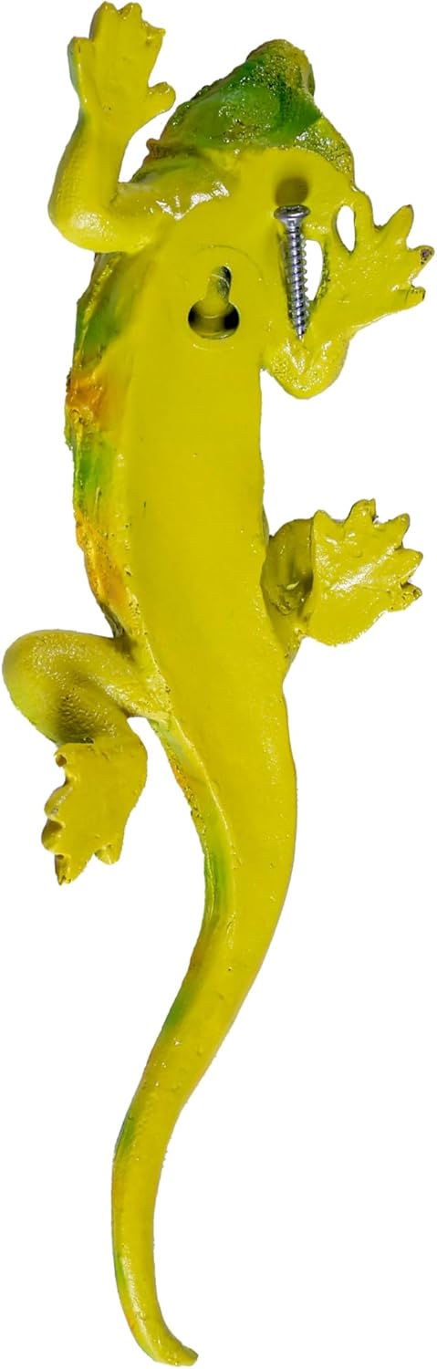 Garden Lizard Statue Simulation Lizard Statue Decorative Resin Animal Sculpture Outdoor Garden Yard
