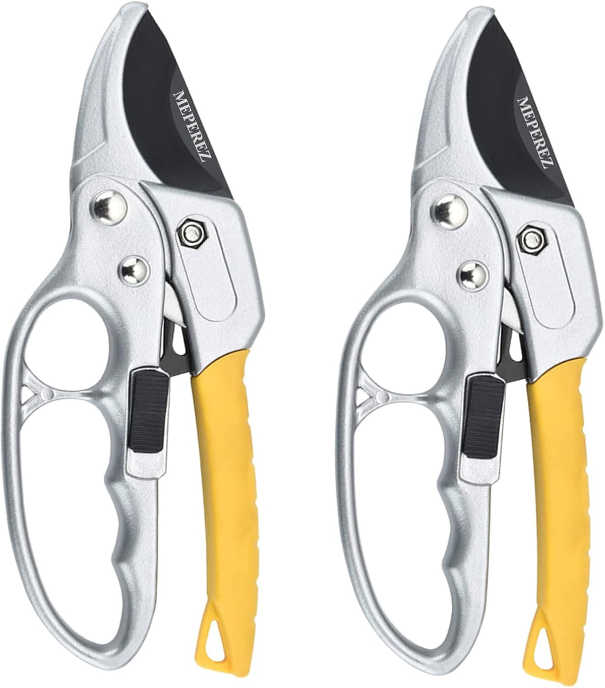 Ultra Sharp Germany Steel Pruning Shears - Cuts 3X Easier, Weak Hand Arthritis Snips