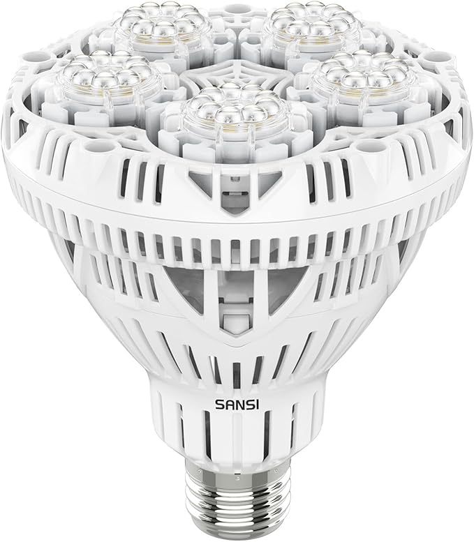 SANSI Grow Light Bulb with COC Technology, Full Spectrum 24W Grow Lamp (300 Watt Equivalent) with