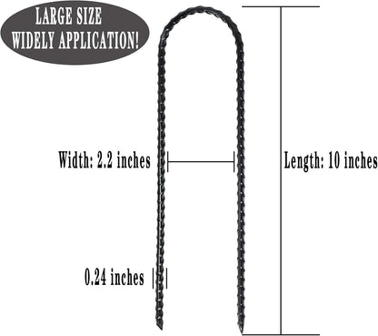 Nigh Coated Rebar Trampoline Wind Stakes Set of 12 Safety Ground Anchors Stakes Extra Heavy Duty