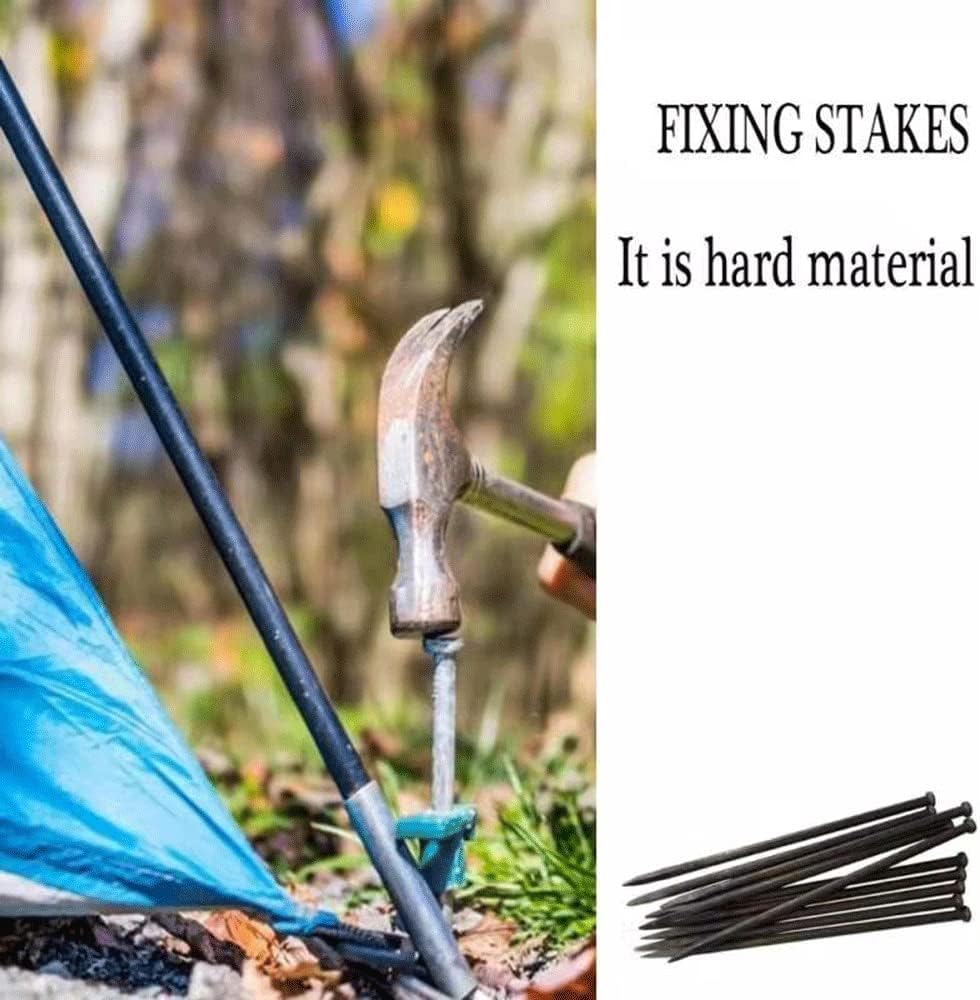 Metal Landscape Edging Anchoring Spikes, 50PCS 10 Inch Landscape Paver Edging Anchoring Spikes for