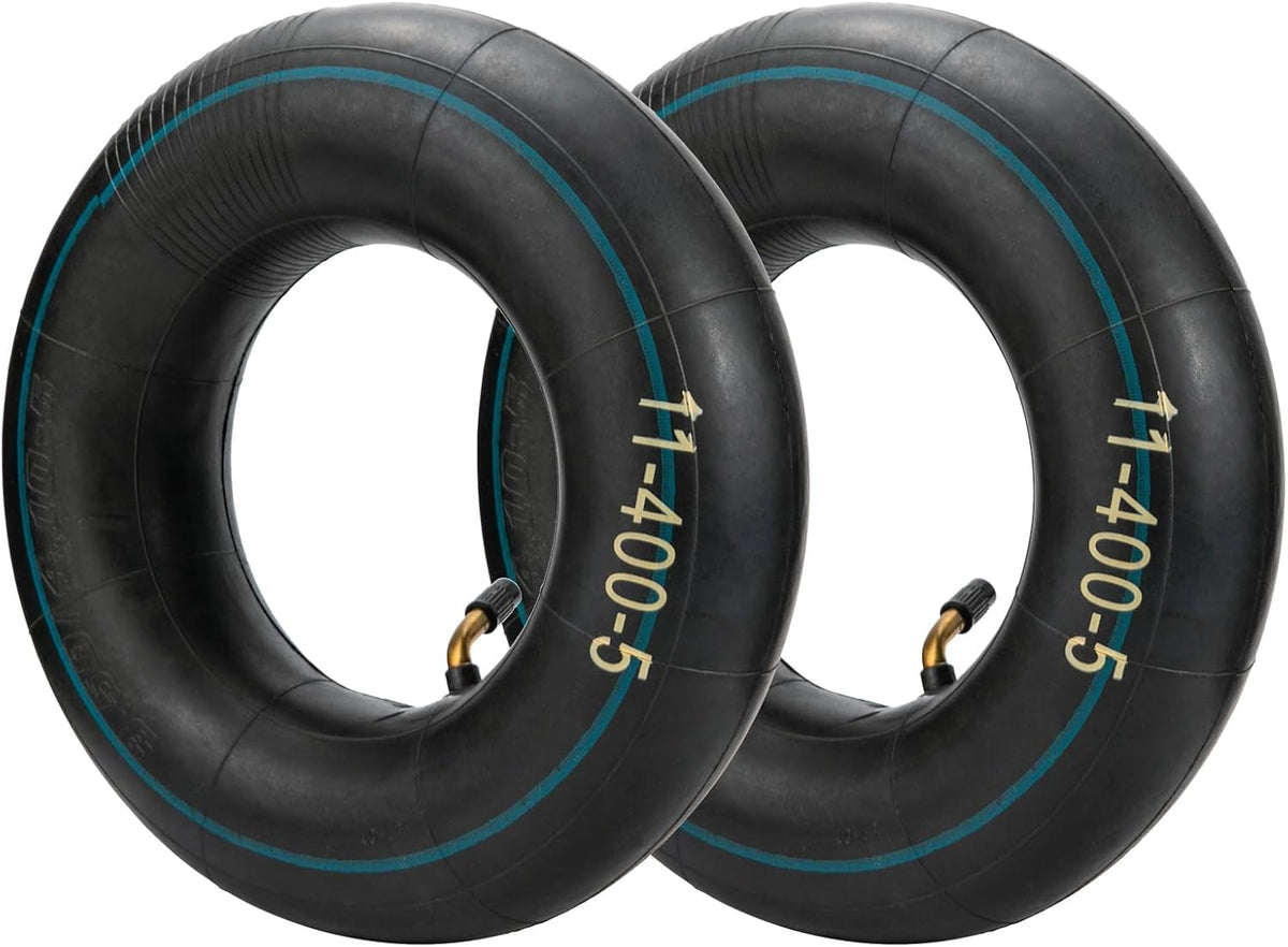 11x4.00-5 11x4.50-5 11x5.00-5 Inner Tubes, 2 Pack Heavy Duty Replacement Tire Inner Tubes with Bent